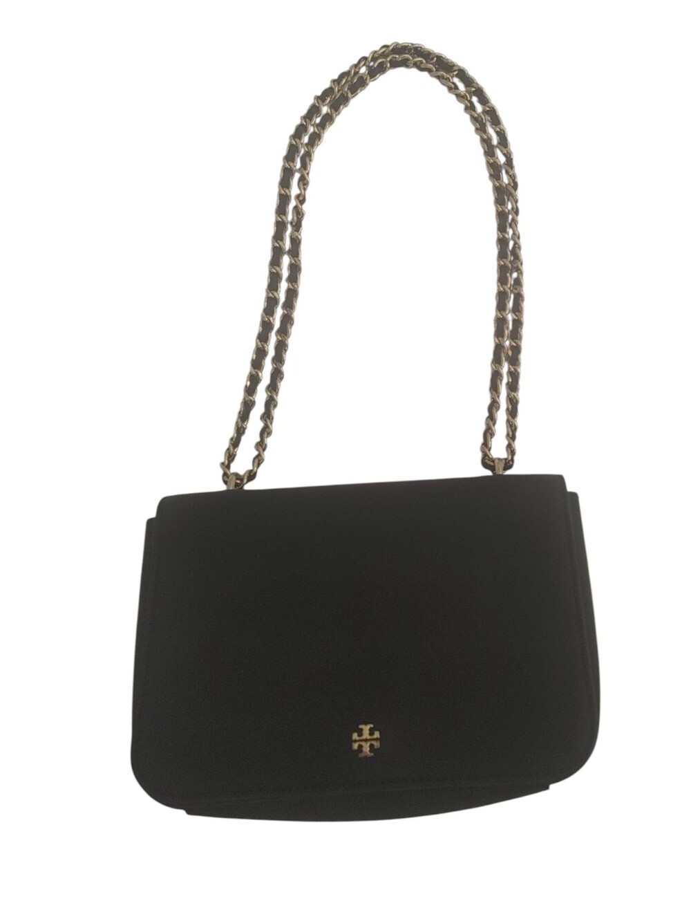 Tory Burch Robinson Black Leather Shoulder Bags